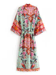 Sibanie Bohemian Floral Kimono Robes