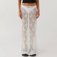 Rossa Floral Lace Maxi Skirts