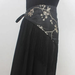 Silk Embroidery Tassel Cummerbund Belt