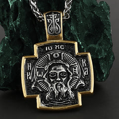 Savior Face Design Faith Necklace