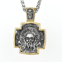 Savior Face Design Faith Necklace