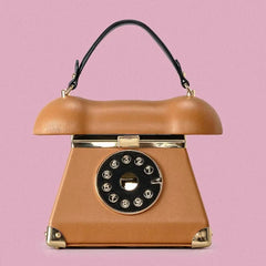 Tamara Vintage Telephone Shaped Box Bag