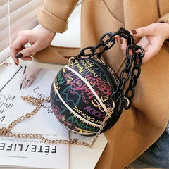 Tina Graffiti Basket Ball Bag