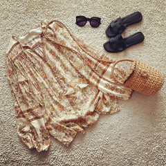 Samara Floral Boho Tunic Blouse