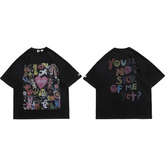 Unisex Oversized Graffiti Hip Hop T-Shirts