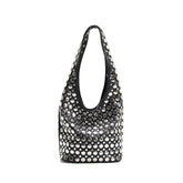 Oksana Studded Metallic Mini Bags