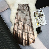 Sera Polka Dot Satin Mermaid Skirts