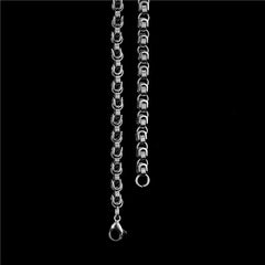 Simple Dark Steel Chain Necklace