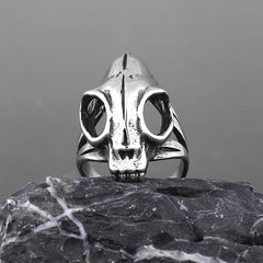 Simple Skull Hollow Ring