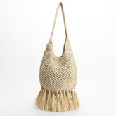Taffe Bohemian Tassels Straw Hobo Bags - 2 Colors
