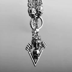 Tiger Head and Ghost Head Necklace