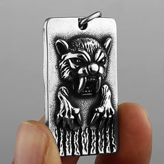 Toothed Tiger Beast King Necklace