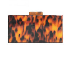 Tortoise Acrylic Box Clutch
