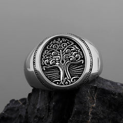 Tree of Life Signet Ring