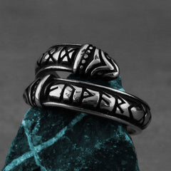 Viking Rune Wrap Around Ring