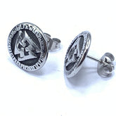Viking Tringles Signet Stud Earring