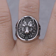 Viking Wolf Fox Animal Ring