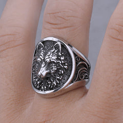 Viking Wolf Fox Animal Ring