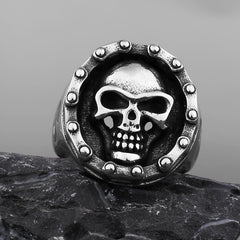 Vintage Punk Skull-Head Design Ring