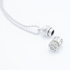 Six-Character Mantra Lotus Necklace