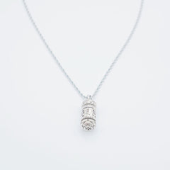 Six-Character Mantra Lotus Necklace