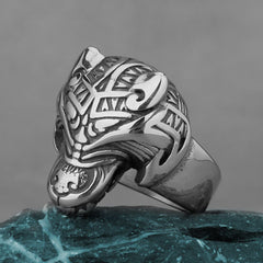 Wolf-Head Signet Ring