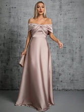 Off-shoulder Cocktail Party Christmas Party Bottoming Dress