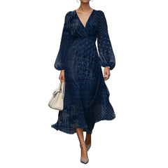 Printed Casual Retro Dress