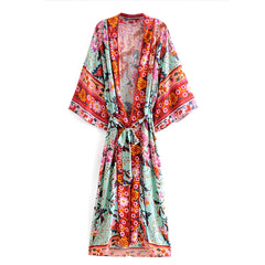 Sibanie Bohemian Floral Kimono Robes