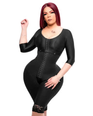 Colombian Girdle With Small Waist Large Hips, For BBL, With Bracelet And Sleeve | Guitar Curves