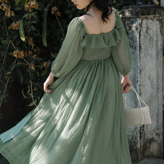 Temperament Solid Color Dresses