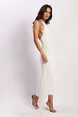 American Knitted Pleated Dress Women
