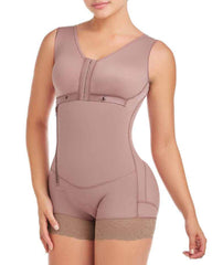 Bodysuit Bodyshaper For Tummy Control Side Zipper Adjustable Breast Support Shaperwear