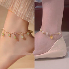 Vintage-Style Versatile Anklet �Elegant Boho Charm for Everyday Wear