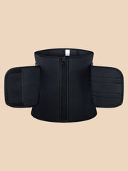 Rubber Zip Girdle Sports Tummy Corset