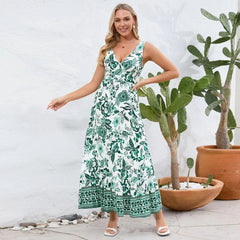 Womens Floral-print Dress