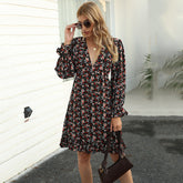 Long Sleeve Broken Dress Women