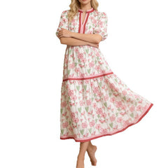 Casual Long Loose-fit Retro Princess Dress