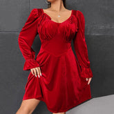 Personalized Velvet Party Dress