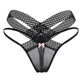 Female Leopard Print Lace Ultra-thin Thongs