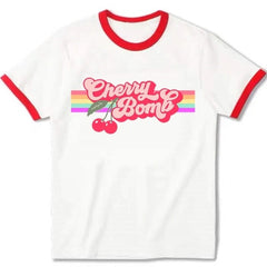 Vintage Cherry Bomb Retro Graphic T-Shirt