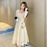 Plus Size Fairy Lace Dress Women