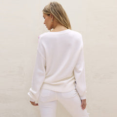 Knitted Round Neck Pullover Sweater