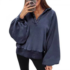Sporty Drop-Shoulder Pullover Jacket