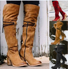 And Warm Boots Over The Knee Boots Long Boots