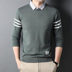 Crew Neck Trend Men's Sweater Tops