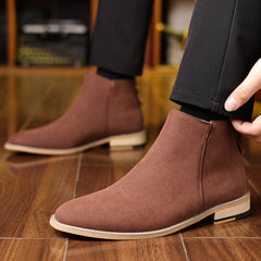 And Retro Men's Matte Martin Boots