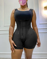Bodyshaper High Compression Garment Abdomen Control Double Bodysuit