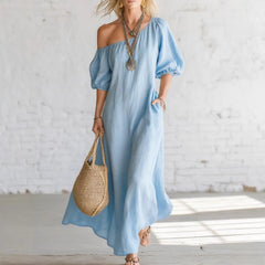 And Elegant Mid-Length Loose Dress