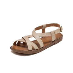 Retro Buckle Sandals For Women